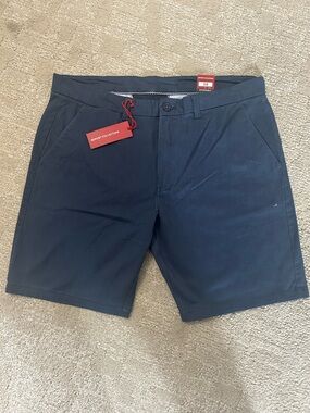 Report Collection Men's Navy Casual Shorts